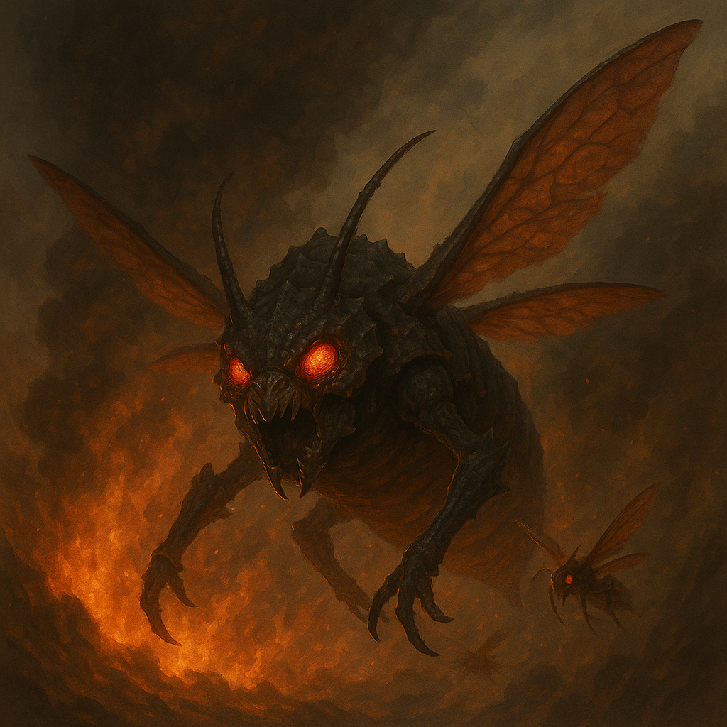 Mutated Wasp Queen found in the caverns of Mars from Red Depths - A Striker's Path novel