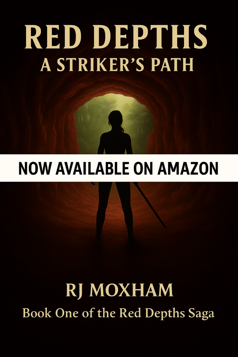 Red Depths: A Striker’s Path – sci-fi adventure novel set on Mars by RJ Moxham