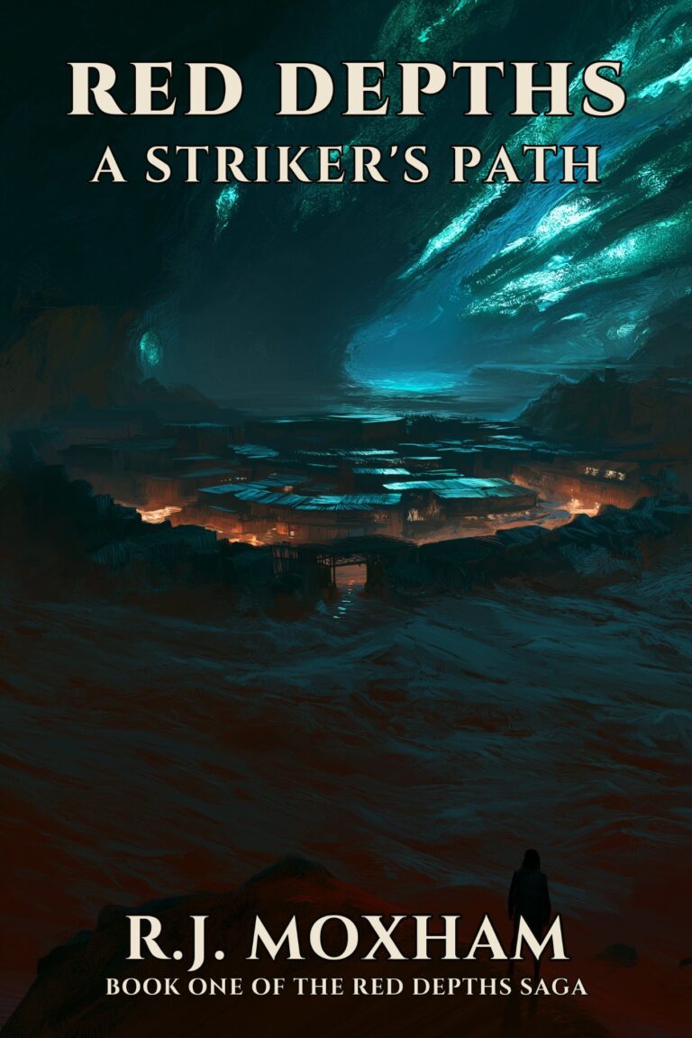 Red Depths: A Striker's Path — Book One cover by RJ Moxham